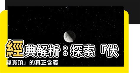 伏犀貫頂|贯顶